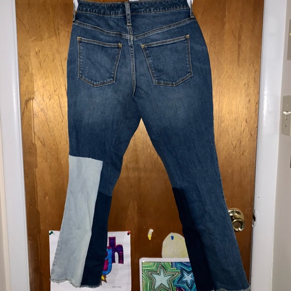 Universal Thread Blue Color Block Jeans - Picture 2 of 3
